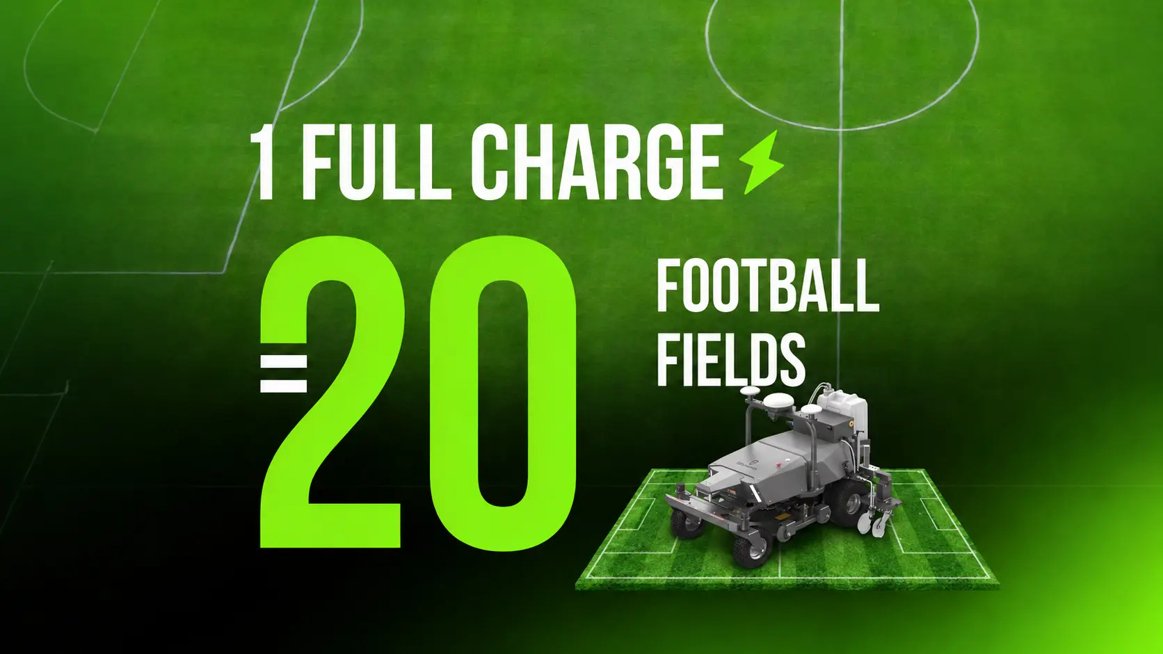 Mark up to 20 Full-Size Fields per Charge