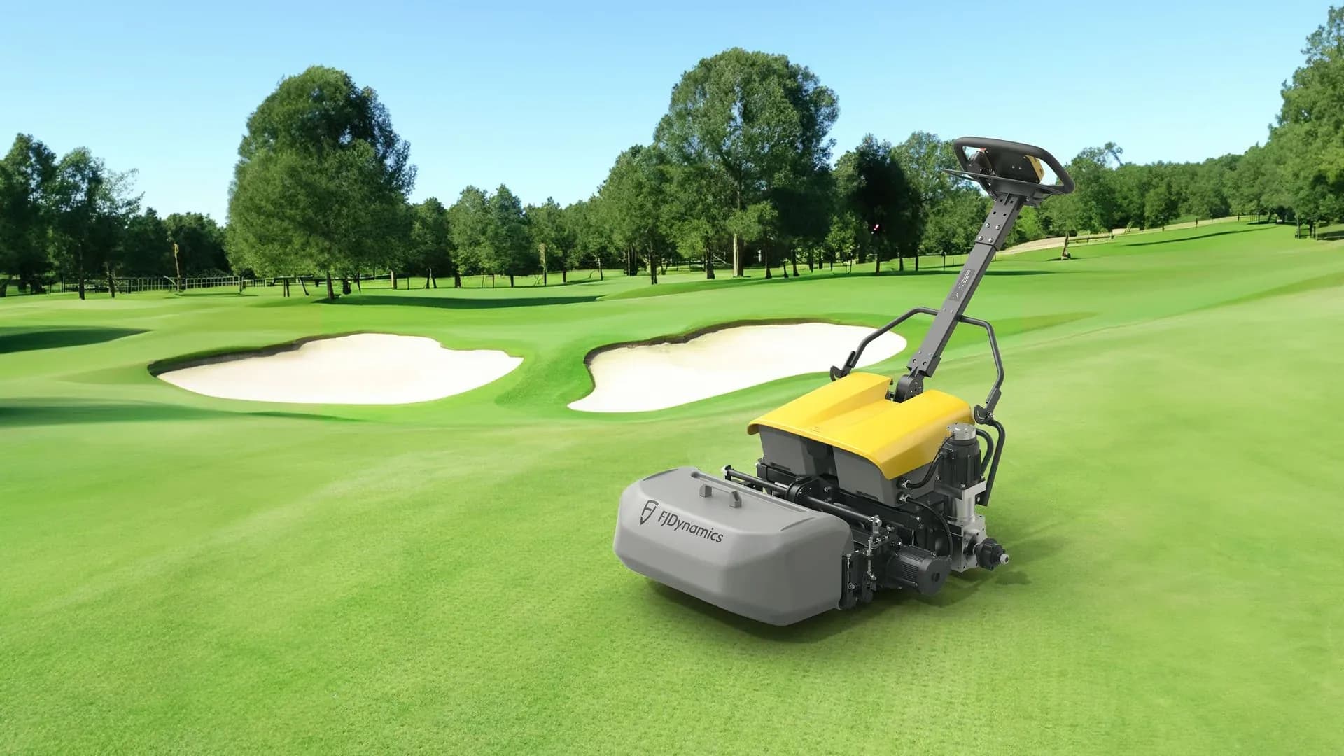 FJD GM22S Electric Walk Greens Mower