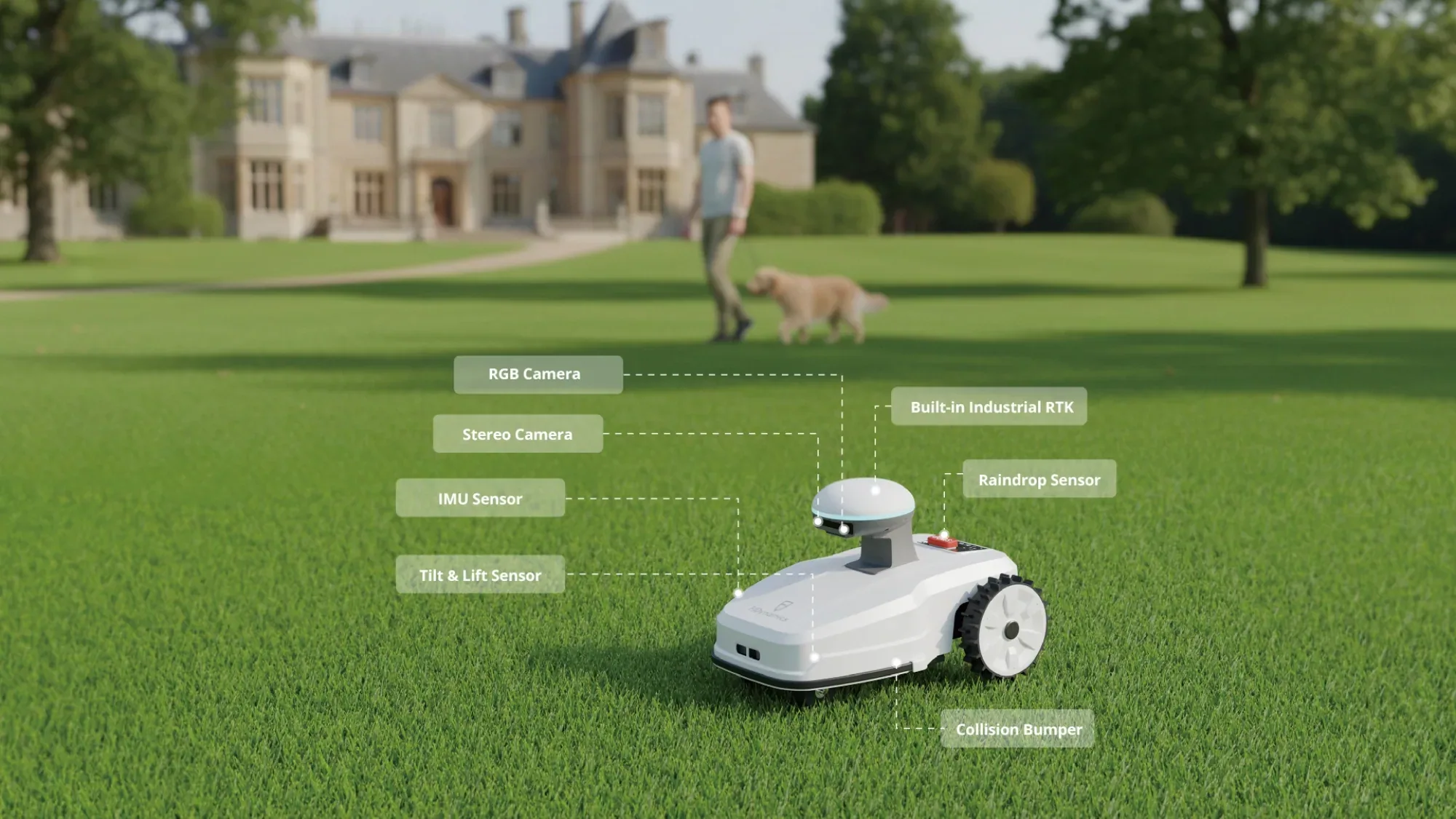 Worry-Free Mowing with Multiple Sensors
